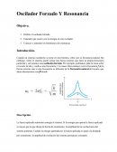 Oscilador Forzado Y Resonancia