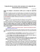 Errores Comunes redacción