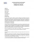 Circo del sol. CIRQUE DU SOLEIL