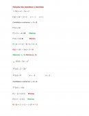 Calcular los máximos y mínimos