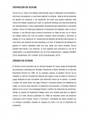 DEFINICIÓN DE SCRUM