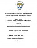 EJERCICIOS SOBRE CONTABILIDAD NACIONAL.