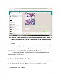 GUIÓN PARA LA PRESENTACIÓN INFORME RECEPCIONAL PARA OBTENER EL GRADO DE TÉCNICO SUPERIOR UNIVERSITARIO EN AGRICULTURA SUSTENTABLE Y PROTEGIDA. Página 1