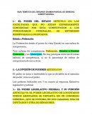 EL PODER DEL ESTADO ARTICULO 124. LAS FACULTADES QUE NO ESTAN EXPRESAMENTE CONCEDIDAS POR ESTA CONSTITUCION A LOS FUNCIONARIOS FEDERALES, SE ENTIENDEN RESERVADAS A LOS ESTADOS.