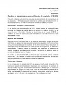 Cambios en los estándares para certificación de hospitales 2012-2015