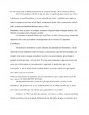 En este ensayo será un debate personal entre la existencia de Dios y la no existencia de Dios.