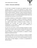 Psicología comparada.