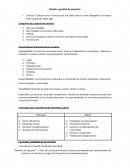 Servicio: Cualquier acto o función que una parte ofrece a otra (intangible y no implica tener propiedad sobre algo.