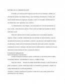 HISTORIA DE LA ADMINISTRACION. Evolución de la administración