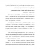 Desarrollo Organizacional como fuente de mejoramiento de una empresa.
