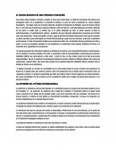 EL DESVELAMIENTO DE UNA PRIMERA EVOLUCIÓN