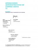 OPERACIONES ADMINISTRATIVAS DE COMPRA-VENTA