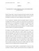 NATURALEZA Y CARACTERISTICAS DE LA INVESTIGACIÓN CUALITATIVA