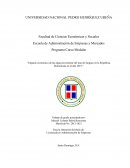 Impacto económico de las algas proveniente del mar de Sargazo en la republica dominicana en el año 2015