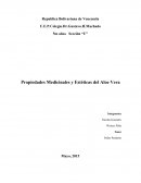 Propiedades Medicinales y Estéticas del Aloe Vera
