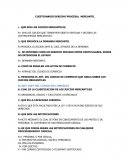CUESTIONARIO DERECHO PROCESAL MERCANTIL