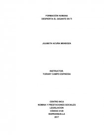 NOMINA Y PRESTACIONES SOCIALES. Página 1