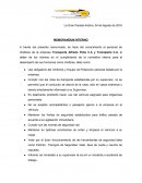 MEMORANDUM INTERNO