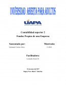 Contabilidad superior 2 Fondos Propios de una Empresa