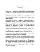 Planeación. ¿Qué tipo de planes existen?