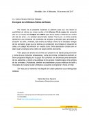 Oficio de Peticion para pedir prestado un area publica