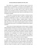 Acciones políticas del Libertador entre 1816 y 1818