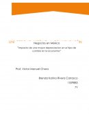 Impacto de una mayor depreciacion en el tipo de cambio en la economia.