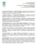 Gestión de la Innovacion. Primera Revolución Industrial.