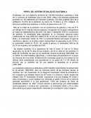 Perfil del sistema de salud de Guatemala