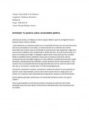 Tu postura sobre racionalidad política.