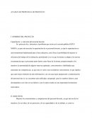 AVANCE DE PROPUESTA DE PROYECTO