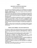 TAREA 3 ANALISIS DE LOS ARTICULOS CIENTIFICOS