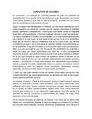 La corrupción y la violencia en Colombia