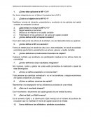 Cuestionario de Normas de Información Financiera relacionado a las cuentas de activo