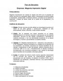 Plan de Mercadeo Empresa: Magenta Impresión Digital
