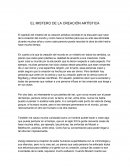 EL MISTERO DE LA CREACIÓN ARTÍSTICA