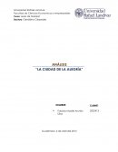 ANÁLISIS “LA CIUDAD DE LA ALEGRÍA”