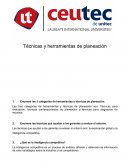 Técnicas y herramientas de planeación.