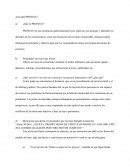 Actividad PROFECO. Principales servicios que ofrece