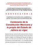 CONVOCATORIA del Centenario de la Constitución Política