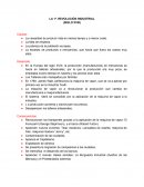 LA 1ª. REVOLUCIÓN INDUSTRIAL (SIGLO XVIII)
