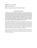 ¿Por qué pasa lo que pasa? Carlos Caballero Argaez
