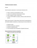 Trámites para exportar e importar.