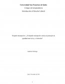 EL DESPIDO INTEMPESTIVO EN ECUADOR