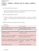 CAPÍTULO 1: Similitudes y diferencias entre los enfoques cuantitativo y cualitativo.