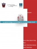 La epistemología y la investigación en la psicología actual.