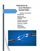 ELECTRICIDAD Y MAGNETISMO. MECATRONICA AUTOMATIZACION.