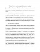 Sistema Normativo – Relación Jurídica – Fuerza como elemento del Derecho