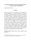 LA FORMACIÓN CIUDADANA: RETO PARA INSTITUCIONES EDUCATIVAS NIVEL BÁSICO Y MEDIO LATINOAMERICANAS.