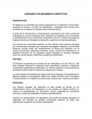 LESIONES POR MOVIMIENTO REPETITIVO